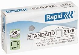 771247 Rapid 24855600 Heftestift RAPID Standard 24/6 (1000) Standard stifter til stiftemaskin